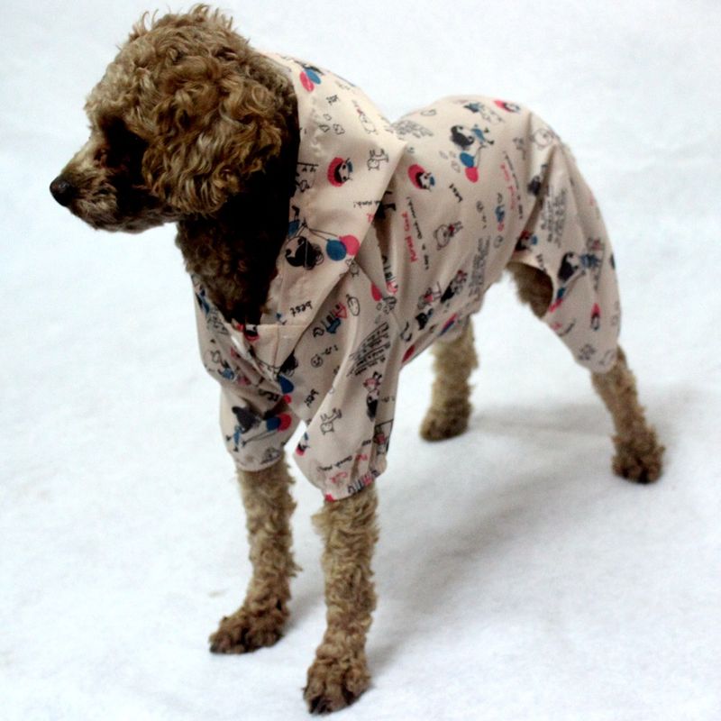 2025 Four-Legged One-Piece Raincoat For Dogs, Super Waterproof Clothing, Lightweight Pet Spring And Autumn Apparel_voghion.com