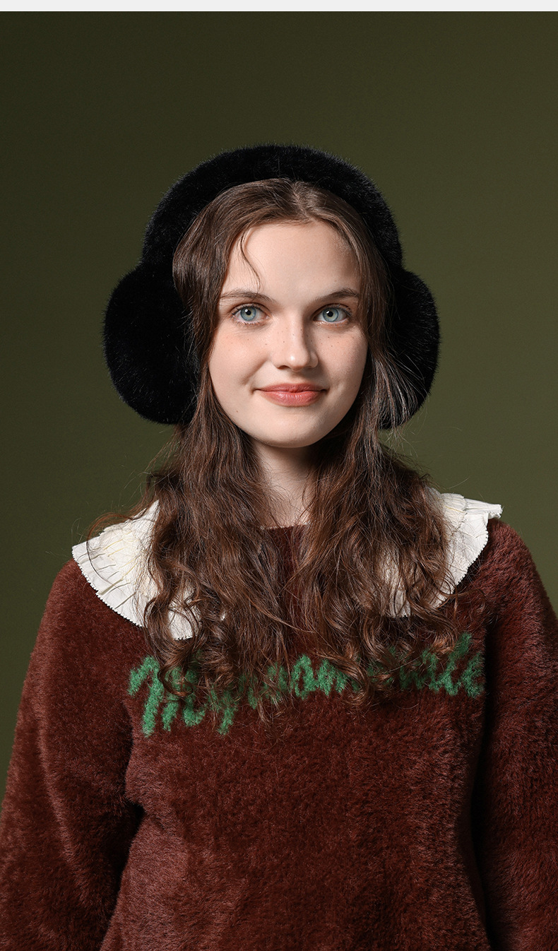 23 new warm earmuffs Sweet sister all autumn and winter cycling ear bag thickened imitation rabbit mink plush ear warm_voghion.com