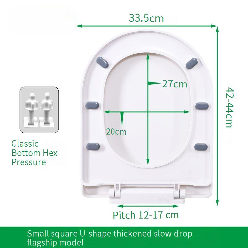 Copriwater universale per uso domestico, spesso, rallentatore, accessori vecchio stile_voghion.com