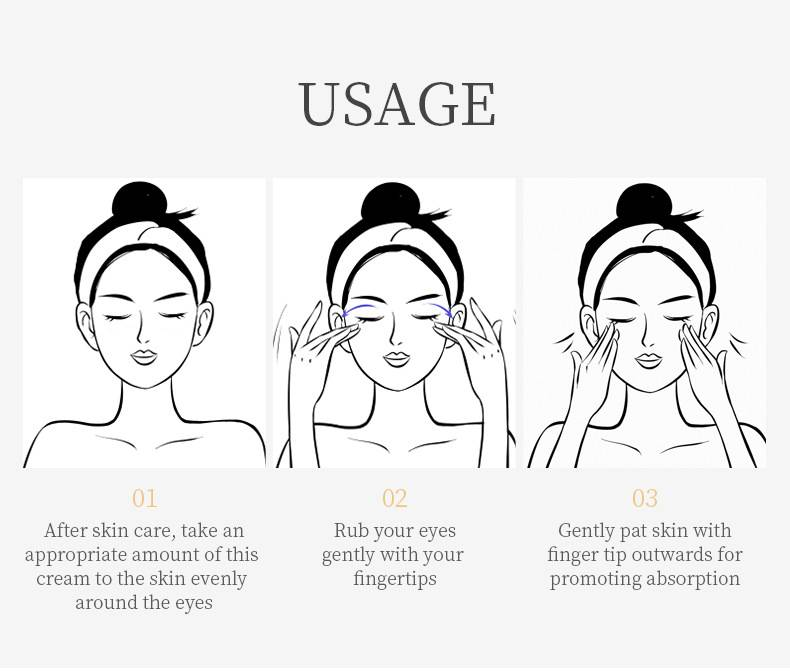 Laikou Red Ginseng Snail Eye Cream, 30g - Hydrating And Moisturizing Skin Care Product For The Eye Area._voghion.com