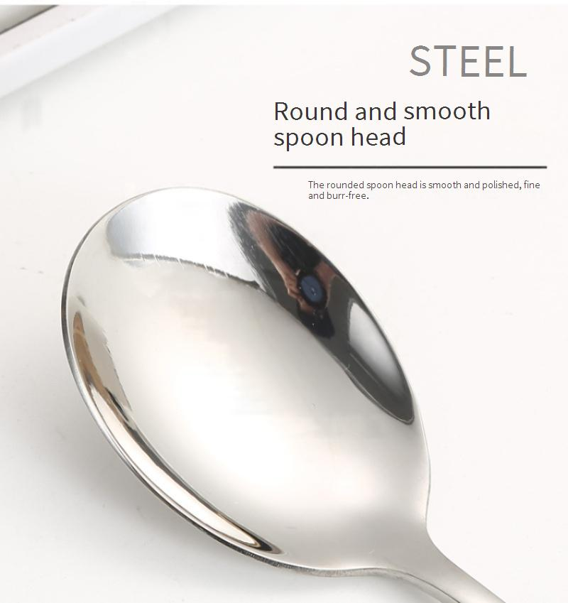 Ensemble de couverts haut de gamme en acier inoxydable 304, 8 pièces, couteau, fourchette, cuillère, baguettes, paille, pour les repas en plein air_voghion.com