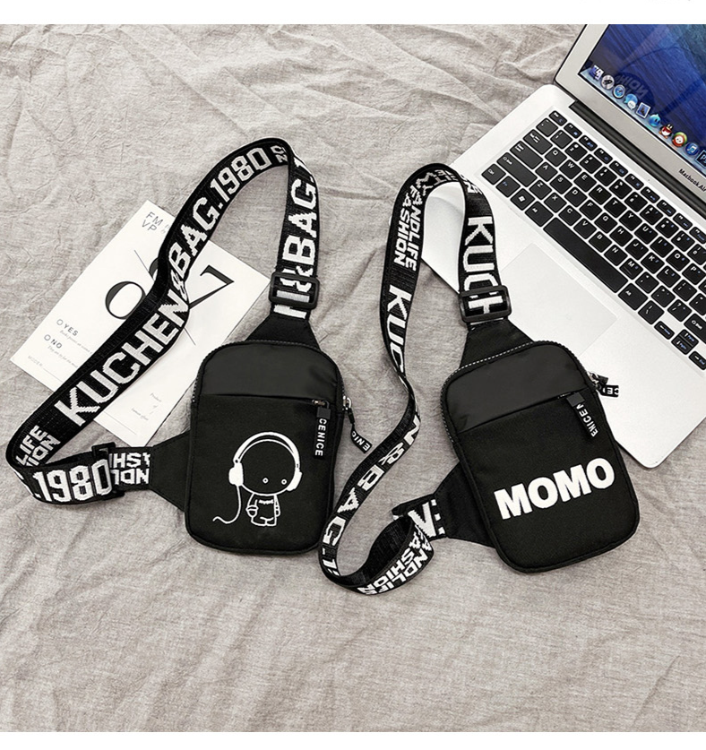 Men's Small Satchel Ultra-light Mini Mobile Phone Bag Tide Brand Chest Bag Women's Small Bag Women's Lightweight Sports Shoulder Messenger Bag._voghion.com