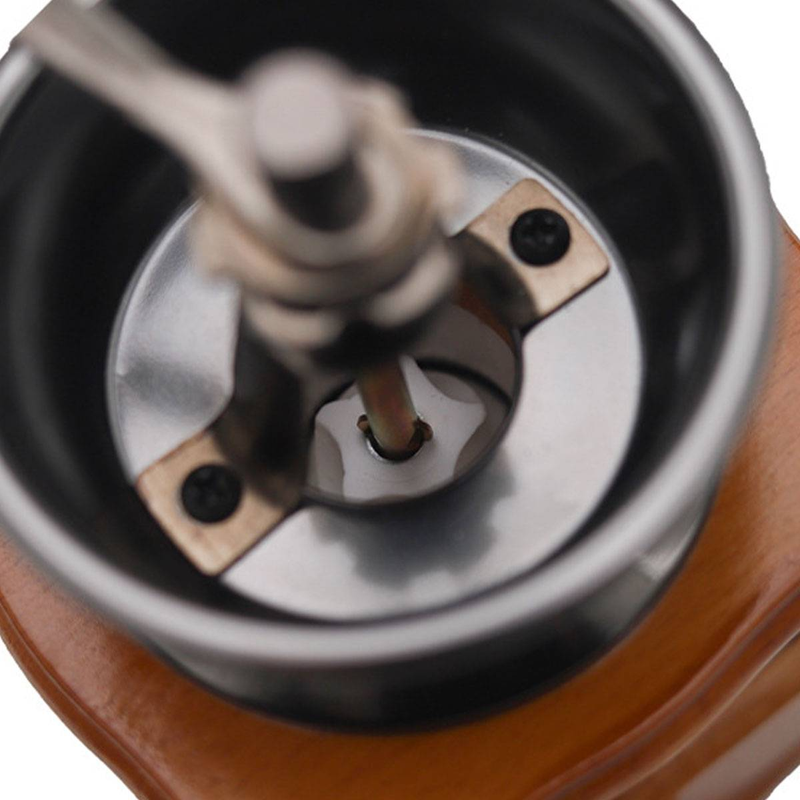 Manuelle Kaffeemühle im Vintage-Stil mit verstellbarem Keramik-Mahlkern_voghion.com