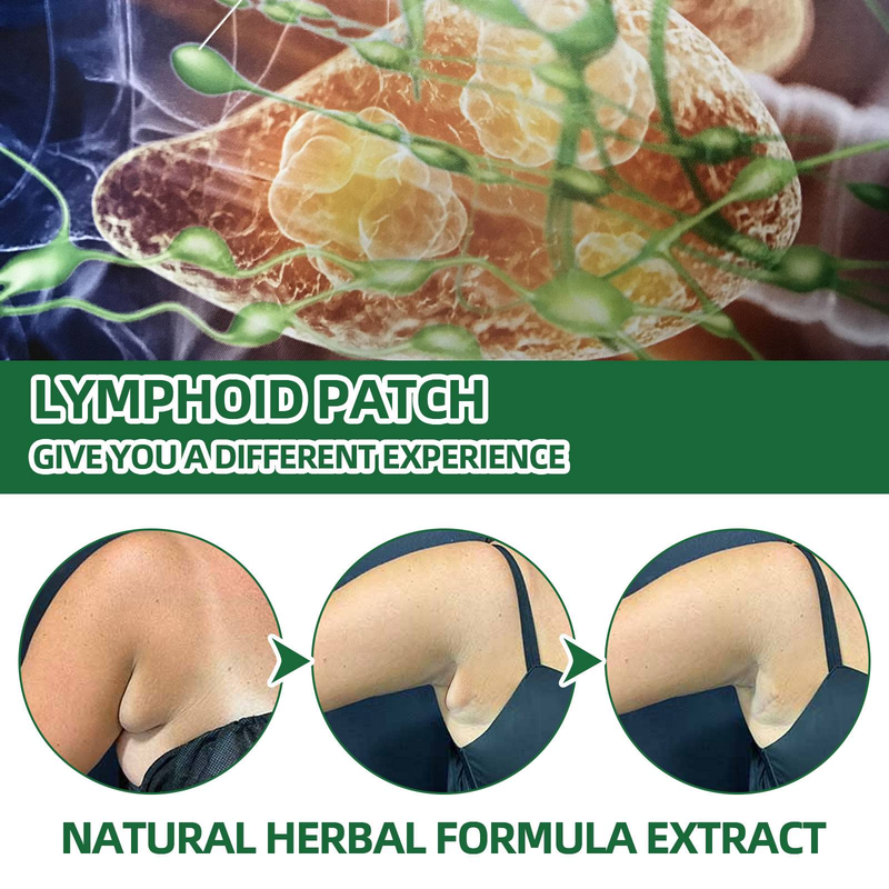 Lymphpflaster – Lymphpflaster für Ohren, Hals, Achselhöhlen, Brust- und Leistengegend, lindert harte Knoten und fördert die Lymphdrainage der Brust_voghion.com