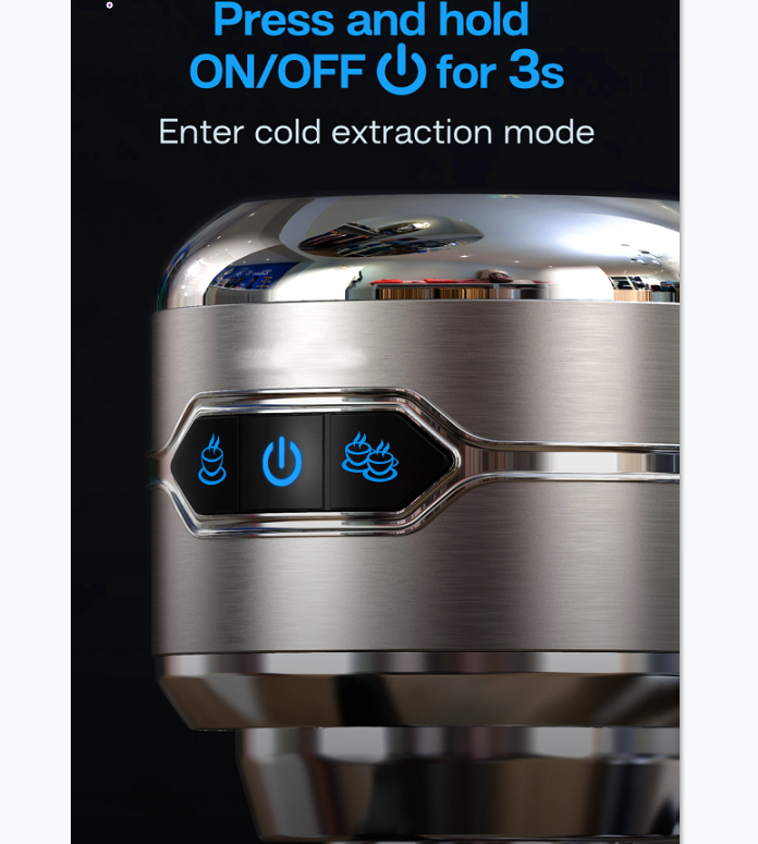 PSH11-SR 1450W Kaffeevollautomat (Kapsel + Kaffeepulver + Milchschaum) 19 Bar Extraktion Mokka 3-in-1 Halber Espresso 1 Tasse / 2 Tassen_voghion.com