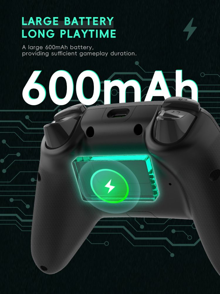 S13 Bluetooth Gamepad - Hall Joystick, 600mAh Battery, RGB Light, Multi-platform Compatibility_voghion.com