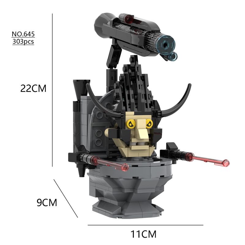 Vse Moc New Skibidi Toilet The Audio and Camera Titan Man Building Blocks Toys DIY Opeke Toy For Child Rojstnodnevno božično darilo_voghion.com