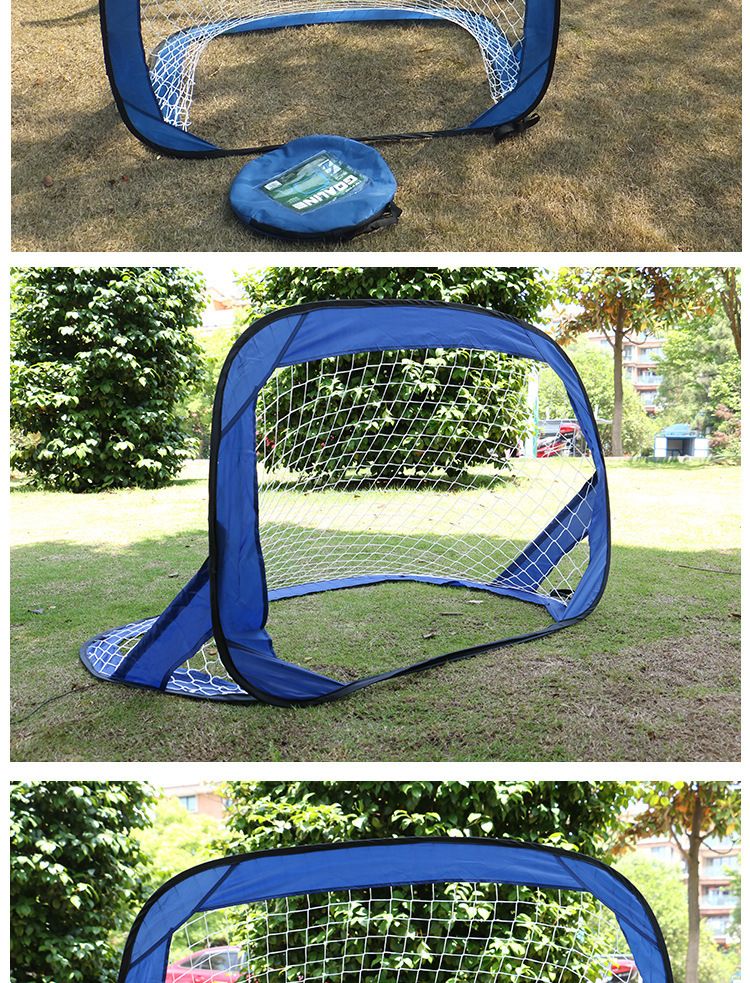 Portable Foldable Soccer Goal For Kids - Easy Setup Football Net For Outdoor Family Games & School Training_voghion.com