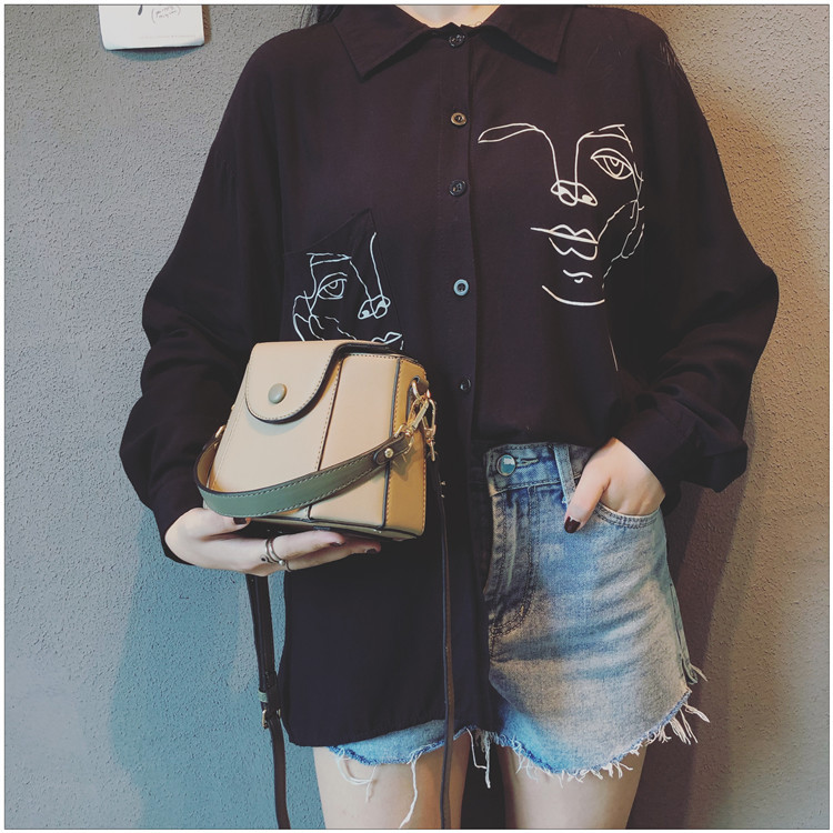 Borsa da donna nuova moda, borsa a secchiello semplice e versatile, borsa da donna monospalla e a tracolla per minoranze_voghion.com