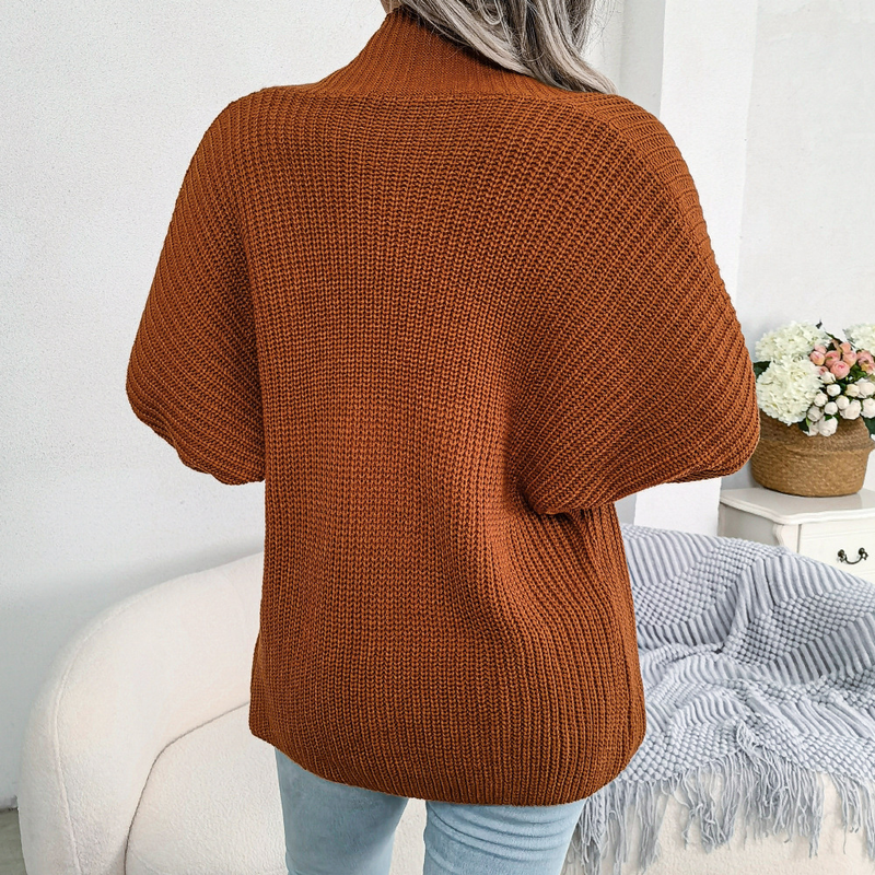 Women's Knit Cardigan Casual Sweater Cardigans Jacket Top Loose Solid Cardigan Open Front_voghion.com