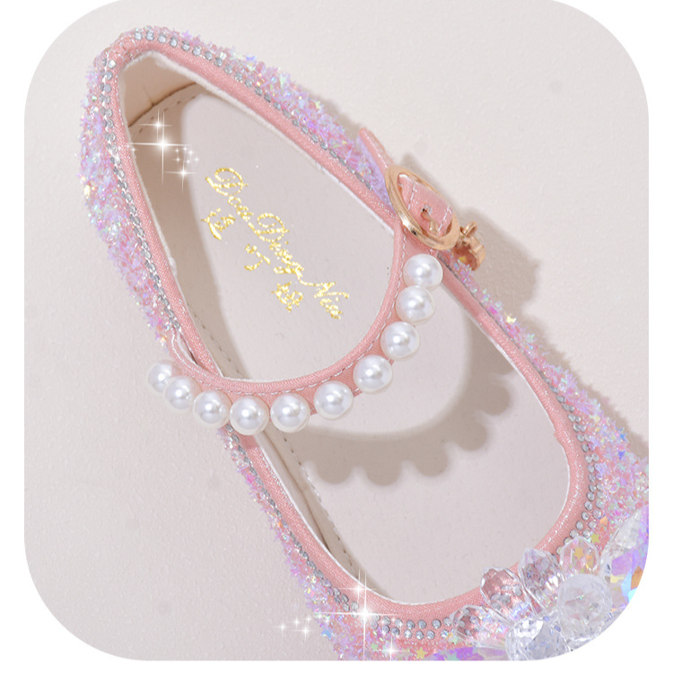 Mädchen einzelnen schuhe frühling und herbst neue weiche sohlen baby glas schuhe Mode kleines mädchen prinzessin leder schuhe kinder bean schuhe_voghion.com