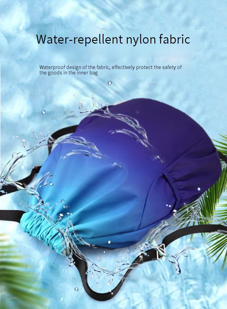 Travel Backpack - Large Capacity Drawstring Bag For Outdoor & Gym (Lightweight & Durable)_voghion.com