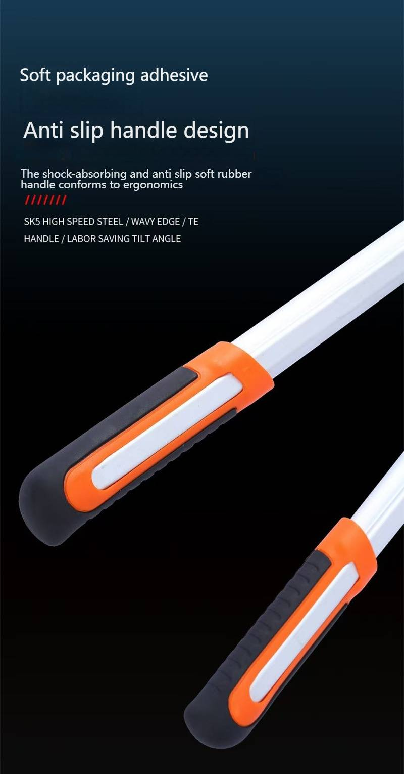 Heavy Duty Bypass Lopper With Shark Tooth Blade - Professional Branch Cutter For Gardening, Tree Trimming, And Landscaping (48x19x3cm)_voghion.com