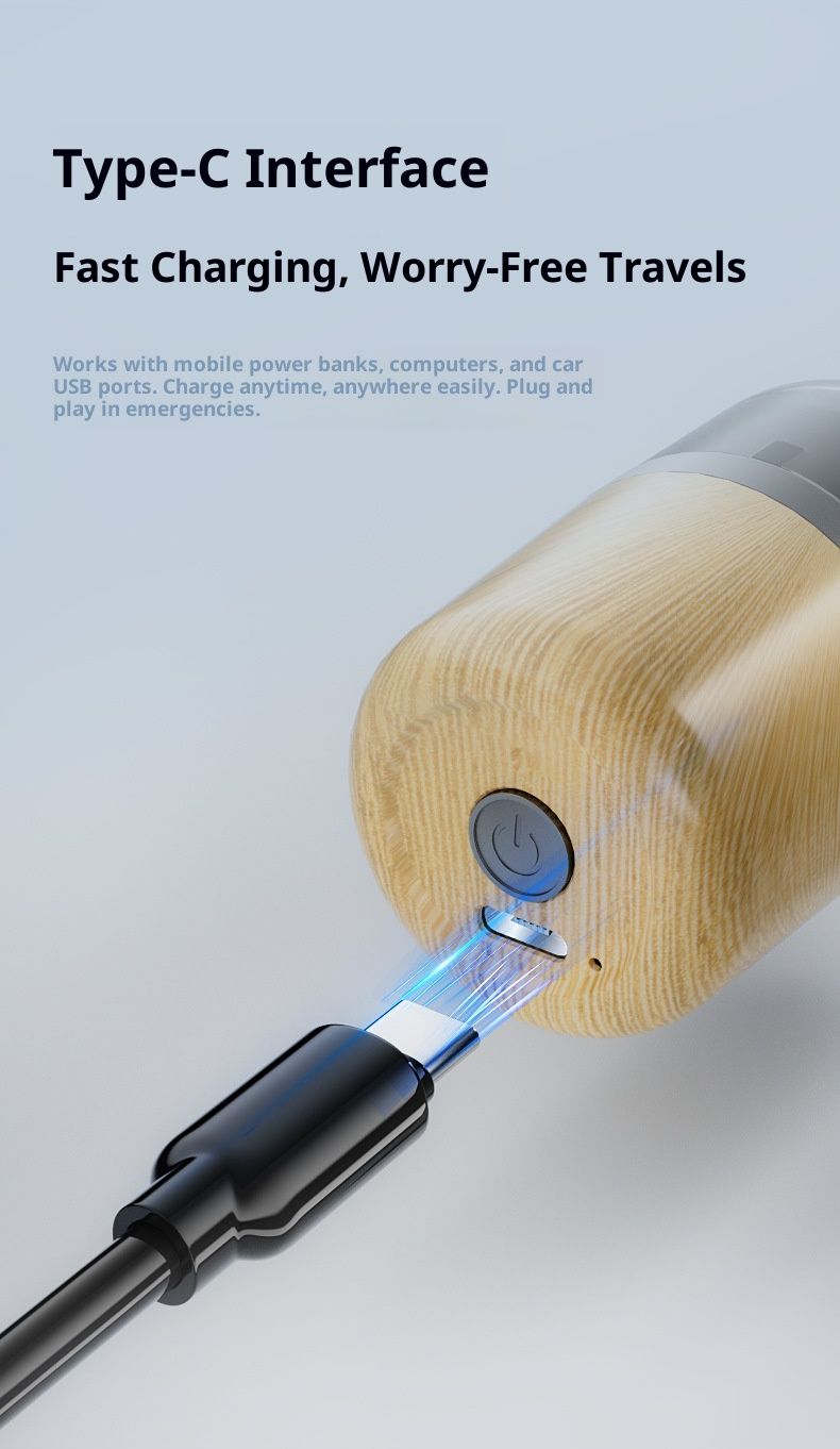 Mini rasoio elettrico per uomo: rasoio da viaggio portatile, ricaricabile e impermeabile con doppie lame_voghion.com