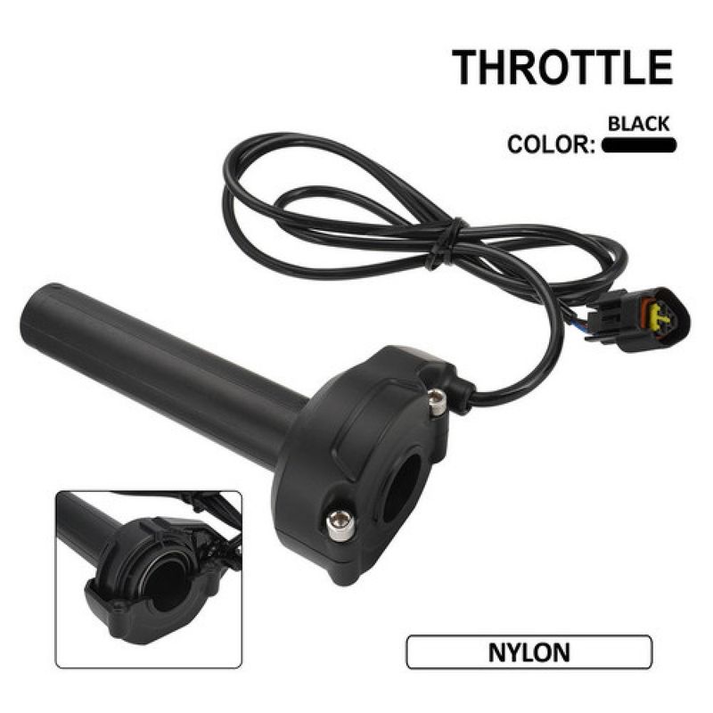 Electronic Throttle Grip For Electric Dirt Bikes - High-Performance Twist Grip Accelerator, Compatible With Most Off-Road Motorcycles (50x100x50mm)_voghion.com