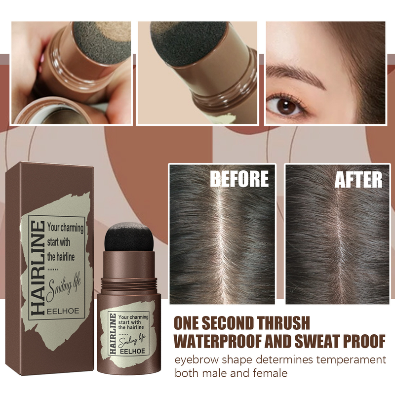 Eelhoe cake repair hairline print natural lazy eyebrow quick makeup_voghion.com