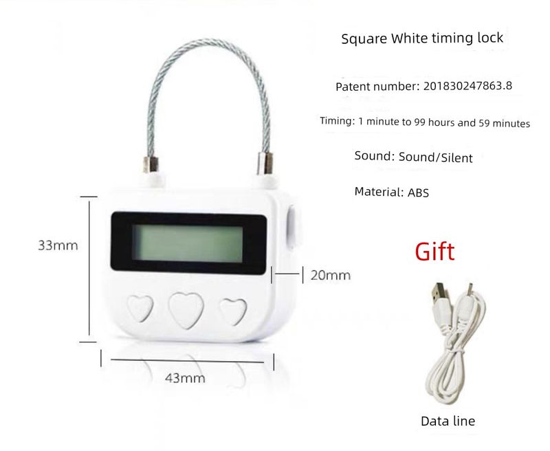 Constraint Mori Timing Sexy Lock Sex Toys Self-Binding Handy Gadget BDSM Binding Men's_voghion.com