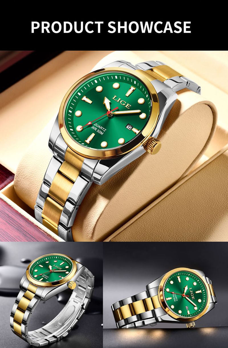 Schlanke Herrenuhr aus Edelstahl mit Datumsanzeige, wasserdichtem Quarzwerk, minimalistischem Design für den Alltag_voghion.com