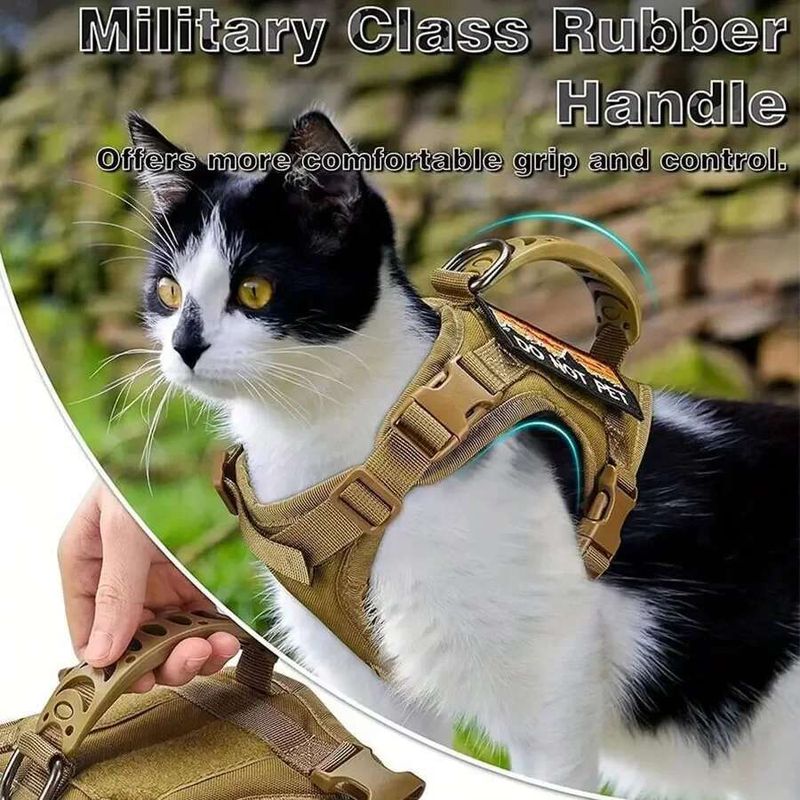 Peitoral tático para cães e gatos da PawParty Store_voghion.com