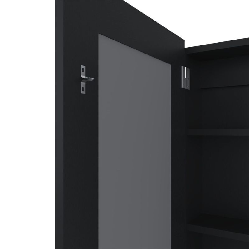 Medicina 25.7 Specchio Porta Mensole H 1 Mobile Nero 3 1_voghion.com