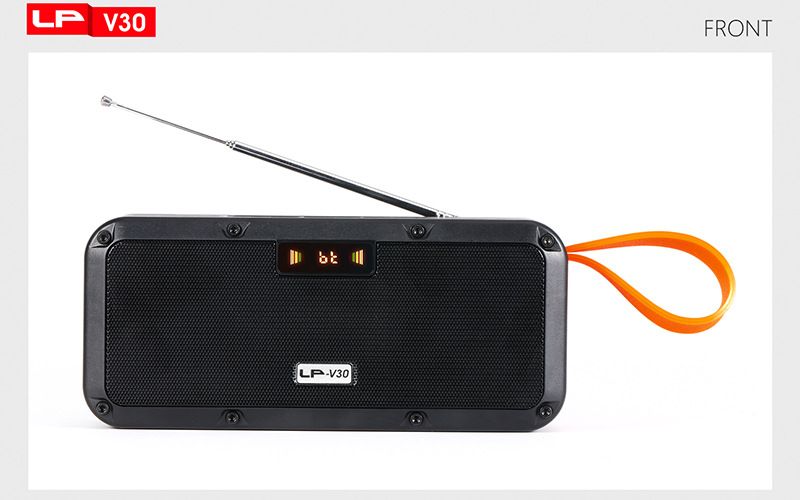 LP-V30 new solar powered Bluetooth speaker, outdoor radio, flashlight, portable multifunctional speaker_voghion.com