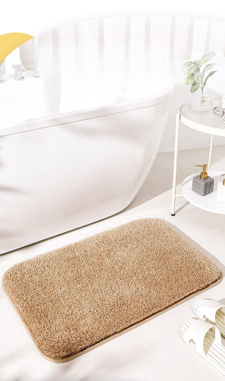 Tapis de sol absorbant et épais Sailer, antibactérien, moelleux et antidérapant, pour toilettes, entrée et salle de bain._voghion.com