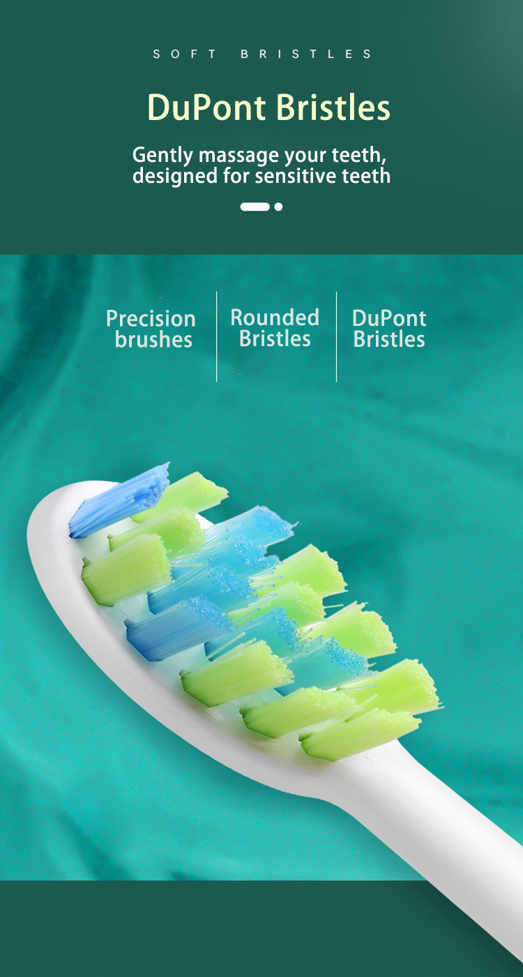 Ultrasonic Electric DuPont Soft Bristles Adult Toothbrush IPX7 Teeth Whitening Devices Dental Health Care Accessories_voghion.com