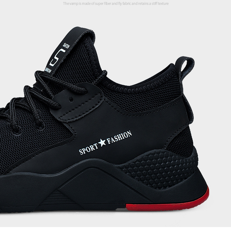 Übergroße Herren-Sneakers, modisch, atmungsaktiv, lässig, mit Schnürung, flache Mesh-Schuhe_voghion.com