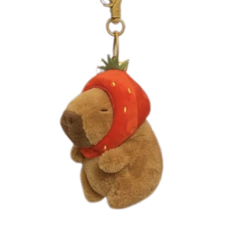 Plush Capybara Cute Keychain Bag Pendant Girls Gift Soft And Adorable_voghion.com