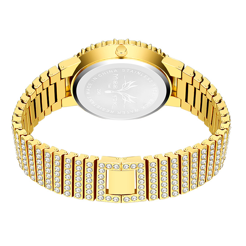 MISSFOX Europees en Amerikaans topmerk, hoogwaardig met diamanten bezette hiphopgypsy, multifunctioneel, lichtgevend, waterdicht herenhorloge met quartzhorloge_voghion.com