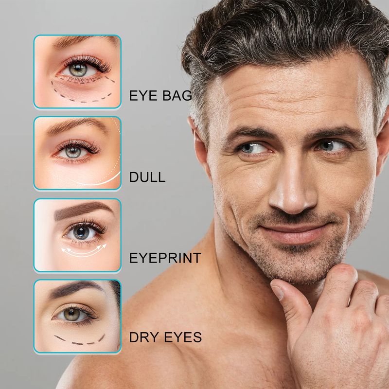 EELHOE Eye Moisturizing Roller reduces fine lines bags dark circles under eyes, nourishing repairing elastic and tight_voghion.com