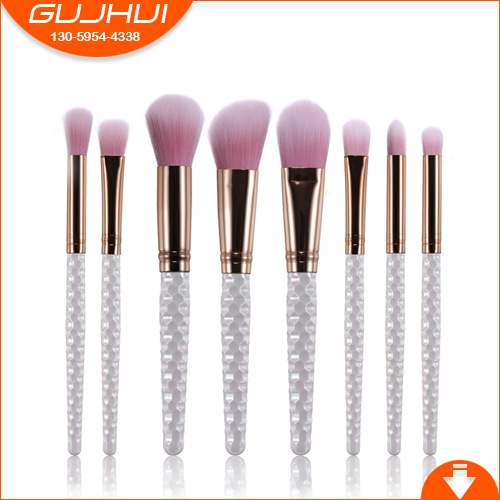 Juego de 7 brochas de maquillaje en forma de panal, herramientas de belleza, utensilios de maquillaje, brocha para sombra de ojos GUJHUI_voghion.com