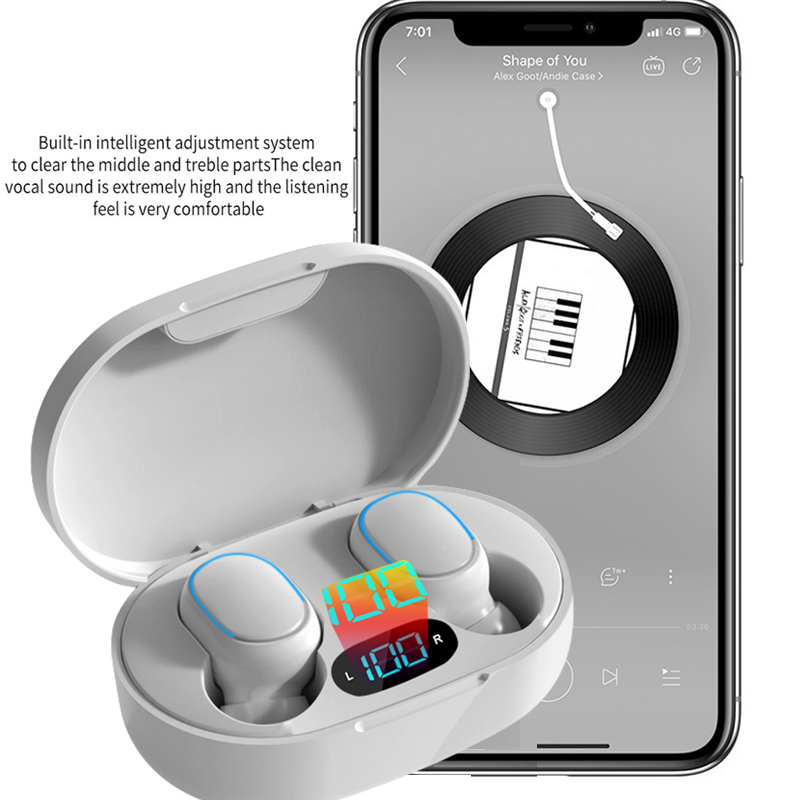 E7S TWS casque sans fil Bluetooth écouteur contrôle Sport casque étanche Microphone musique écouteur travail sur tous les Smartphone_voghion.com