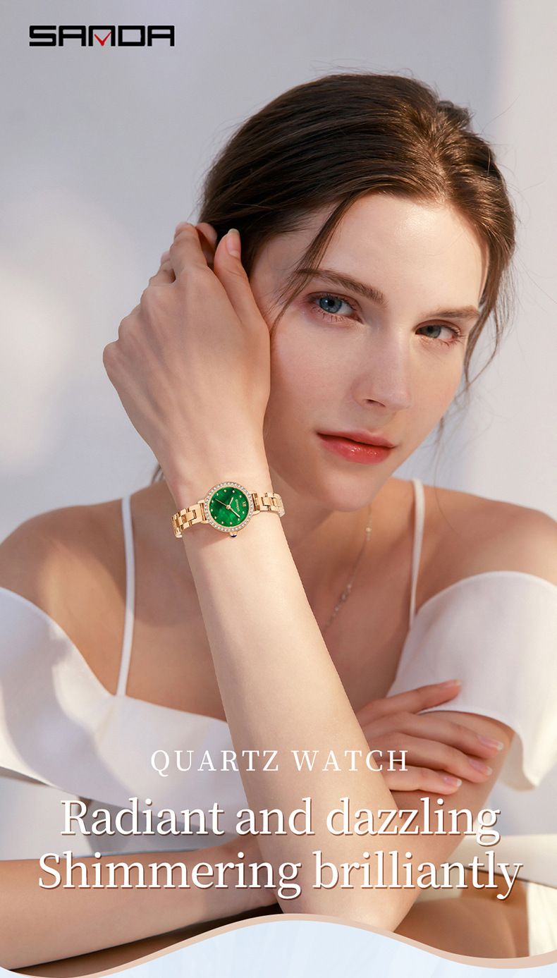 Elegante Damenuhr mit Diamantakzenten, Perlmuttzifferblatt und wasserdichtem Quarzwerk – perfekt für jeden Tag_voghion.com