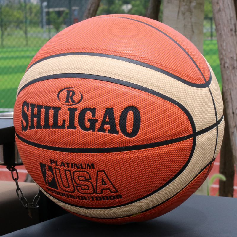 Basketball Echtes Rindsledergefühl Drinnen und Draußen Verschleißfest Nr. 7 Wettkampfball für Erwachsene 6 Studentinnen 5 Kinder_voghion.com