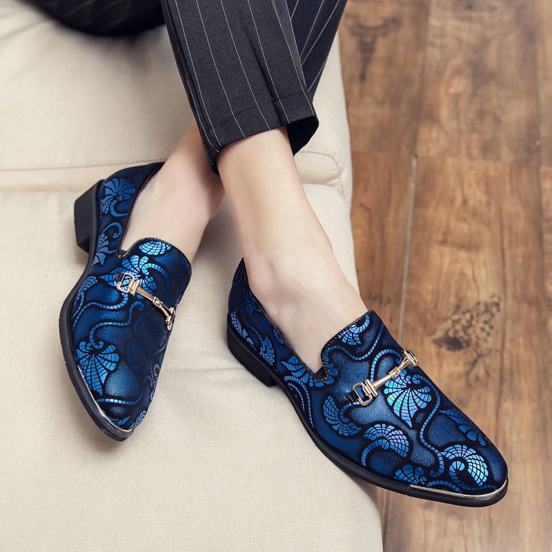 British Work Lazy Leather Casual Disco Hairdressers, Fashionable Men's Shoes, Wedding Shoes_voghion.com
