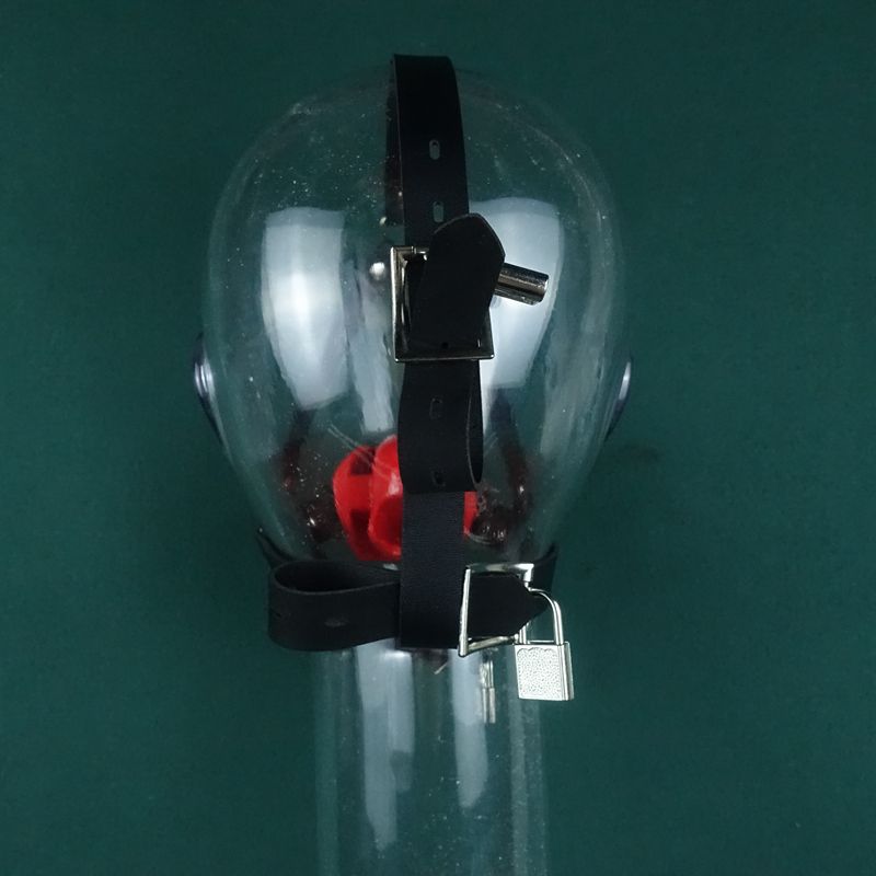 Tipo di parola singola, abbassalingua, imbracatura per cavalli, apertura forzata invisibile, bavaglio a sfera, accessori SM_voghion.com