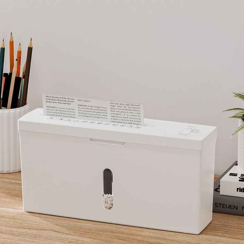 Woolsche Quiet Compact Paper Shredder,2-Sheet Cross Cut , 1.05 Gallon Basket, P5 Security Level Cutting Machine Universal Office School Home Desktop Stationery For Paper, Bills, Receipts_voghion.com