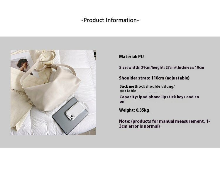 Advanced handbag for women 2023 new fashionable texture shoulder with large capacity popular commuting tote bag_voghion.com