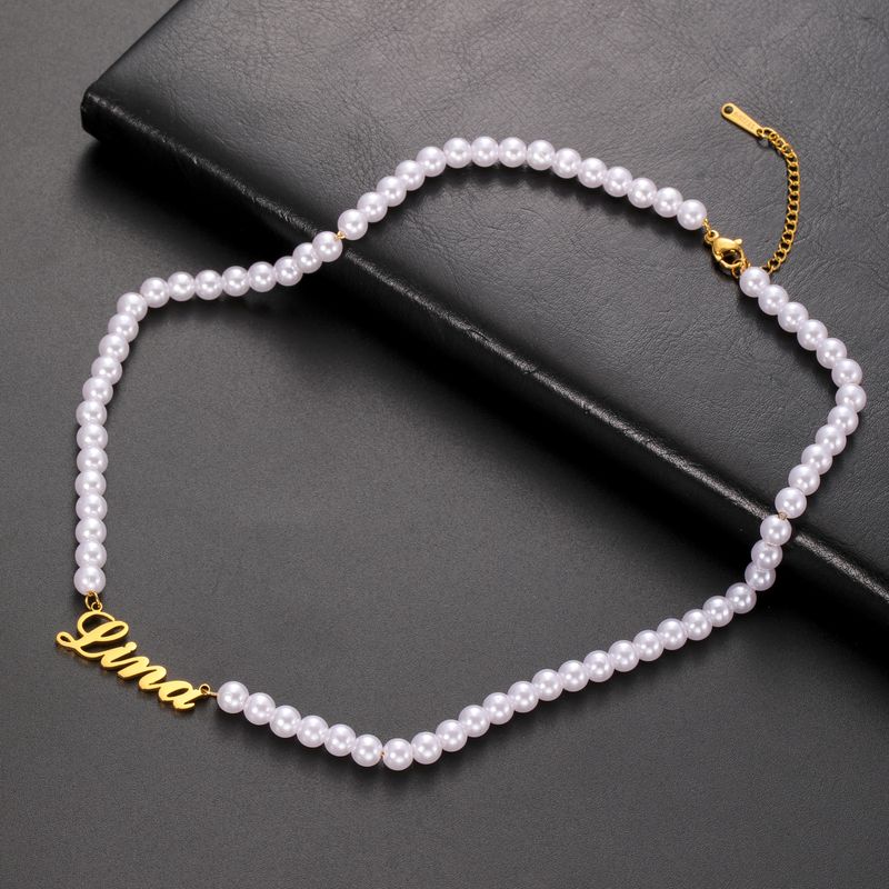 2025 Nuovi arrivi Sipuris Collana girocollo in acciaio inossidabile personalizzata con nome personalizzato per donne Elegante regalo per fidanzata Nuovo_voghion.com