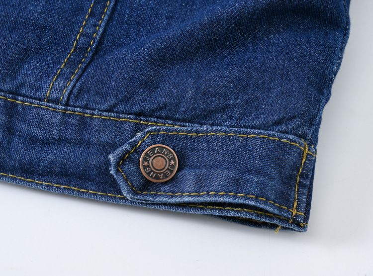 Giacca da donna in denim foderata in pile, calda e calda, con collo in pelliccia sintetica di coniglio, casual, blu, oversize, con spalle scese_voghion.com