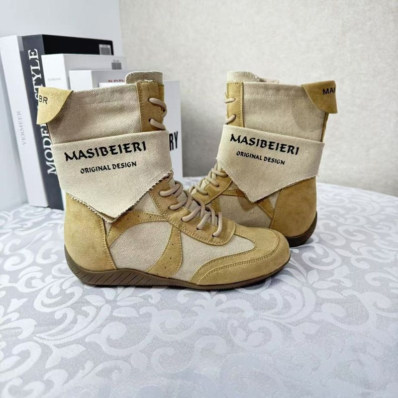 Nouvelles bottines de randonnée respirantes Martin pour femmes, été 2025, semelle épaisse et fine, style désertique_voghion.com