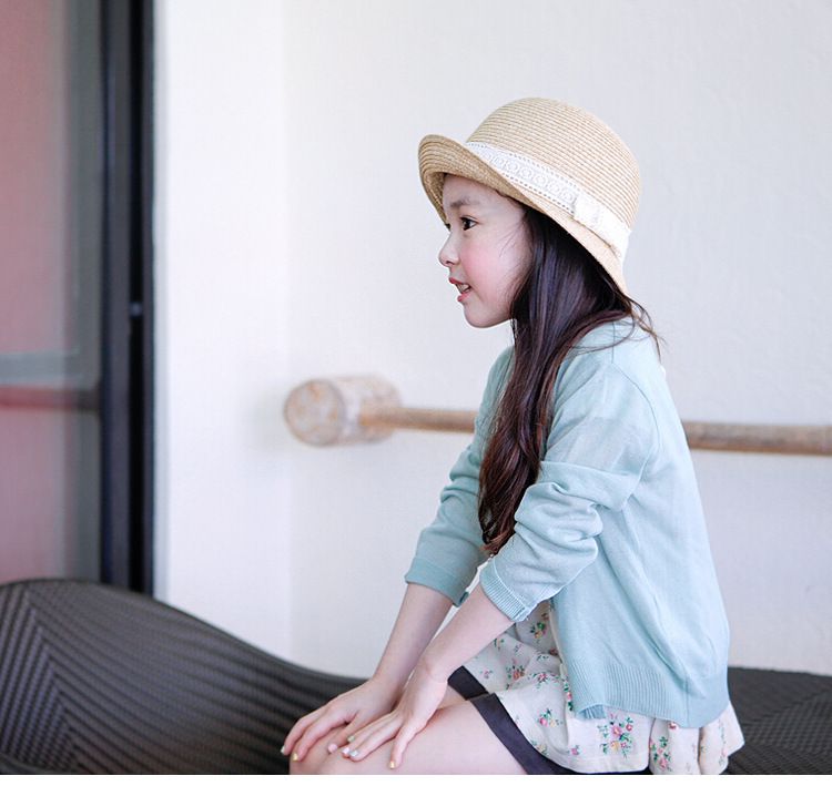 Rayon Medium And Large Children's Air Conditioning Shirt Summer Coat Top_voghion.com