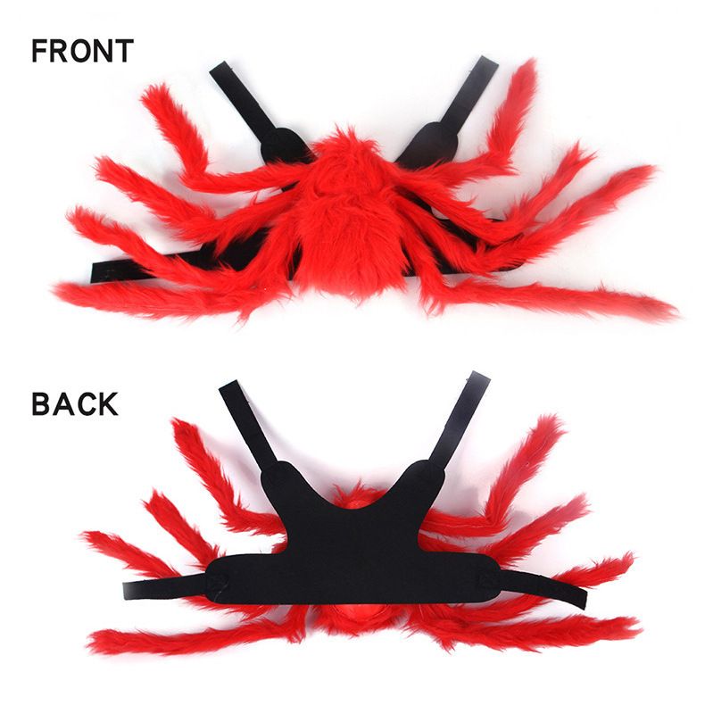 Unisex Pet Halloween Christmas Chest Back Creative Cat Dog Small Dog Spider Costume_voghion.com