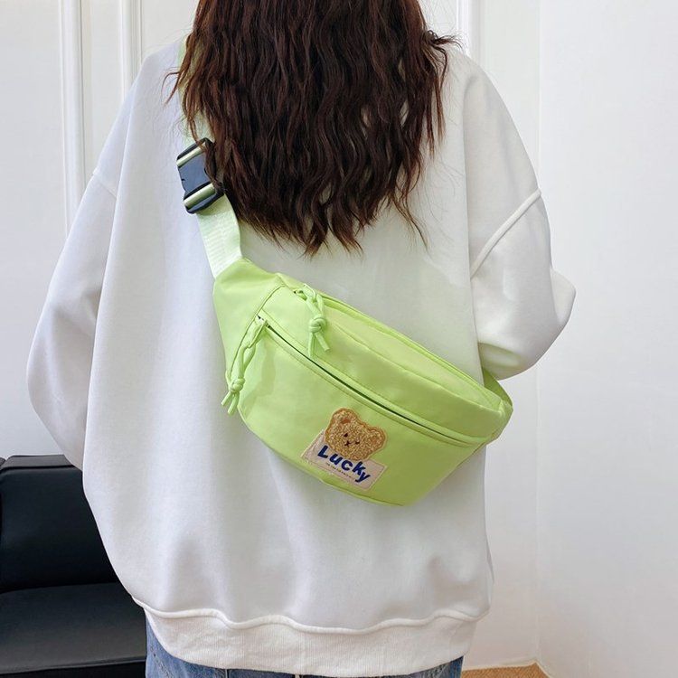 Süße Brusttasche für Damen, große Kapazität, lässig, All-Match-Umhängetasche, modische Sport-Reit-Gürteltasche_voghion.com