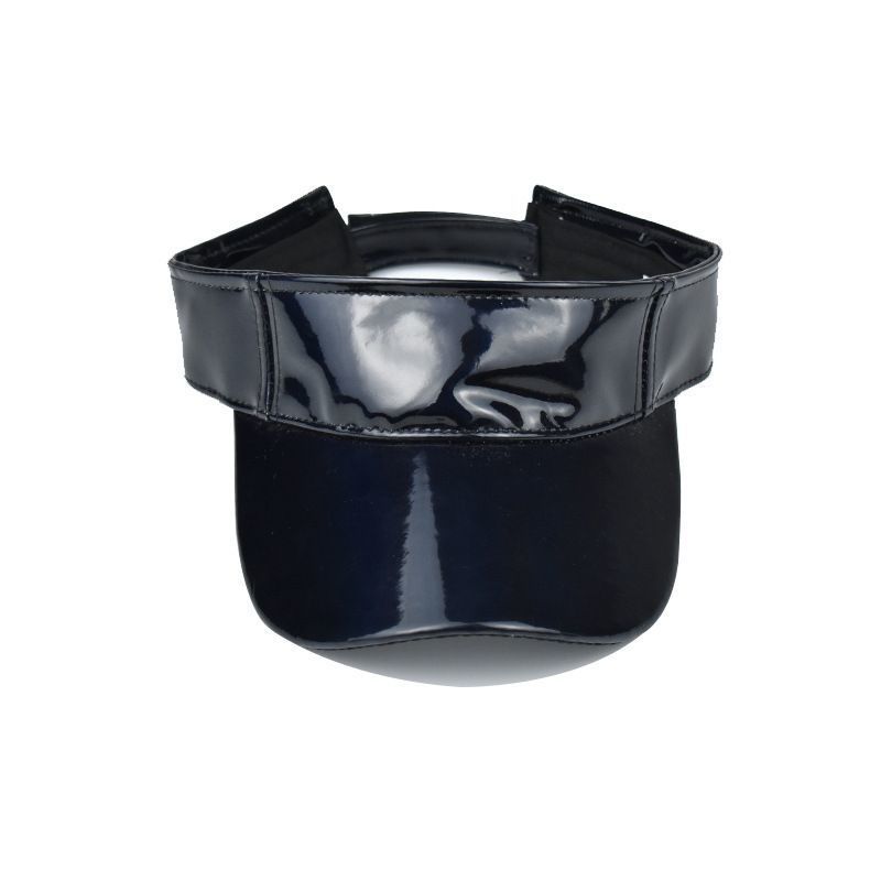 New Pure Color Light Edition Laser Ceiling For Sunshade Outdoor Gradient Waterproof PU Duck Tongue Hat_voghion.com