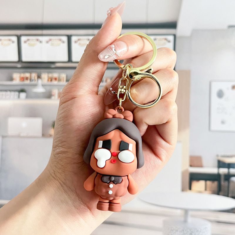 Creative Exquisite Crying Baby Doll Cartoon Cute Backpack Car Keychain Pendant Small Gift_voghion.com