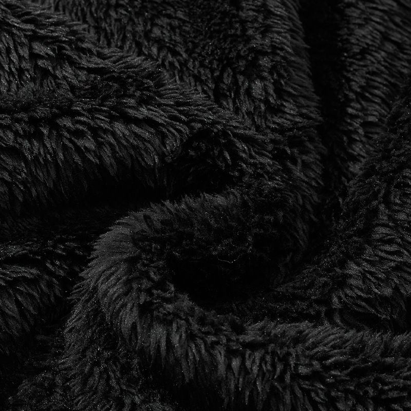 Giacca con cappuccio foderata in pile da uomo, caldo cappotto invernale con cerniera e morbido rivestimento bifacciale, vestibilità comoda per abbigliamento casual._voghion.com