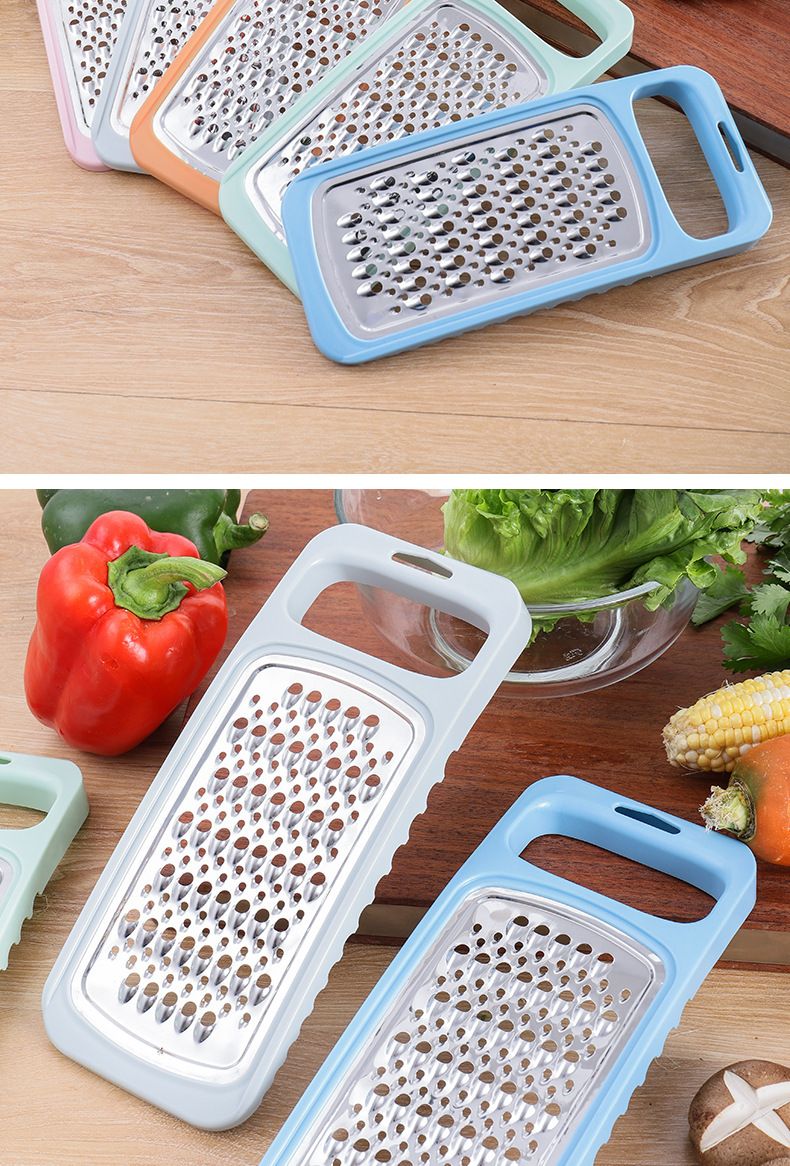 Multifunktionale Haushaltsreibe, doppelseitiger Gemüse- und Obstschneider, Kartoffelschredder, Küchenhelfer_voghion.com