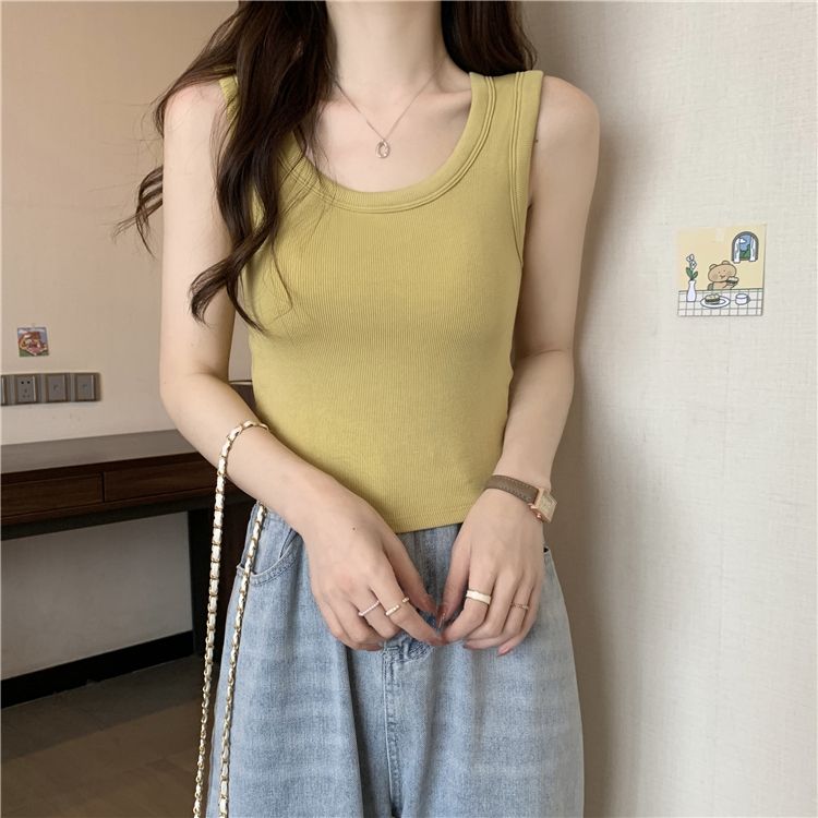 Intimates Outwear Spring Brushed Plaid Camisole_voghion.com